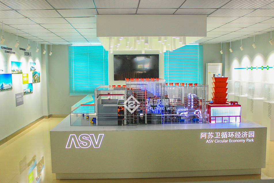 垃圾焚燒發電廠沙盤 - 北京筑城世紀沙盤模型案例